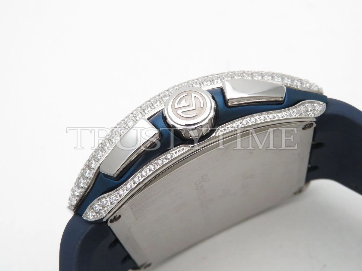 Копия часов Franck Muller Vanguard Chronograph V 45 CC DT YACHTING D NBR CD (BL) (AC) BL.DIAM AC