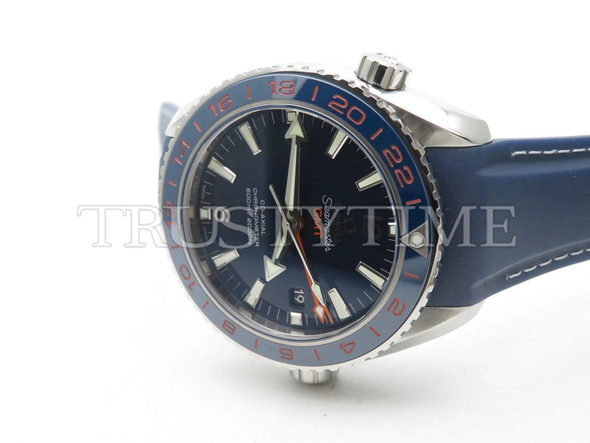Копия часов Omega Seamaster Planet Ocean 600m Co‑Axial Master Chronometer GMT GoodPlanet 43.5mm 232.30.44.22.03.001
