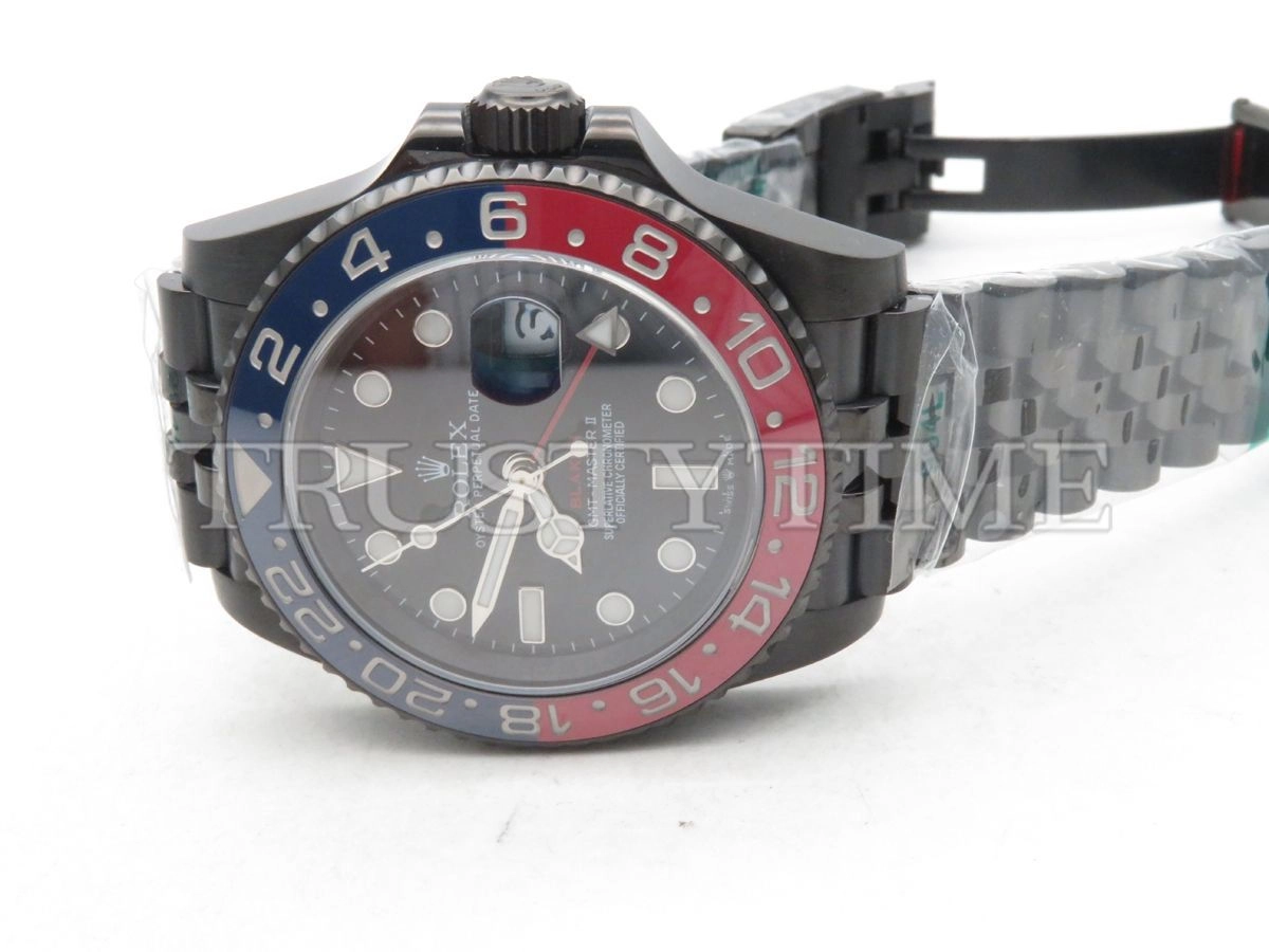 Копия часов Rolex Blaken GMT Master II Pepsi 126710BLRO