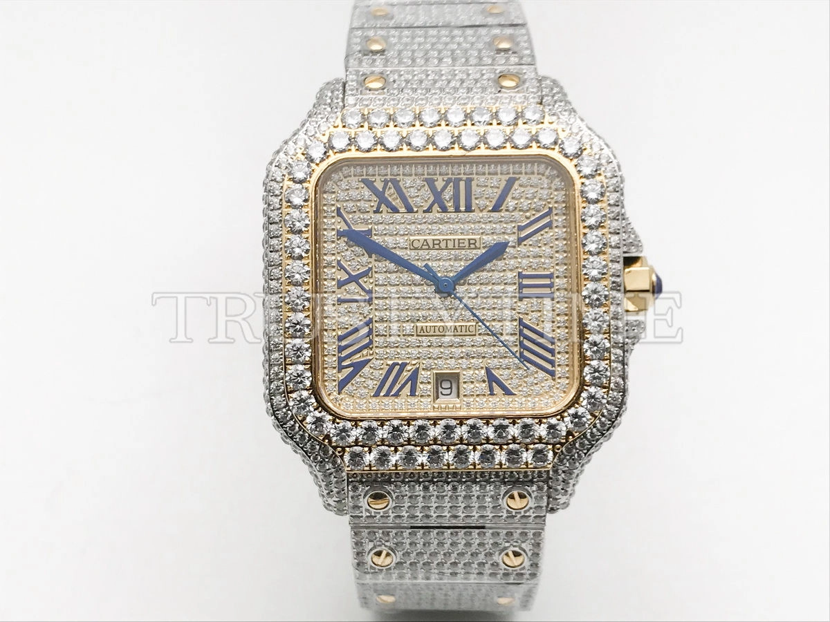Копия часов Cartier Santos De Cartier 40 W2SA0009 Diamonds Арт. CR-0940