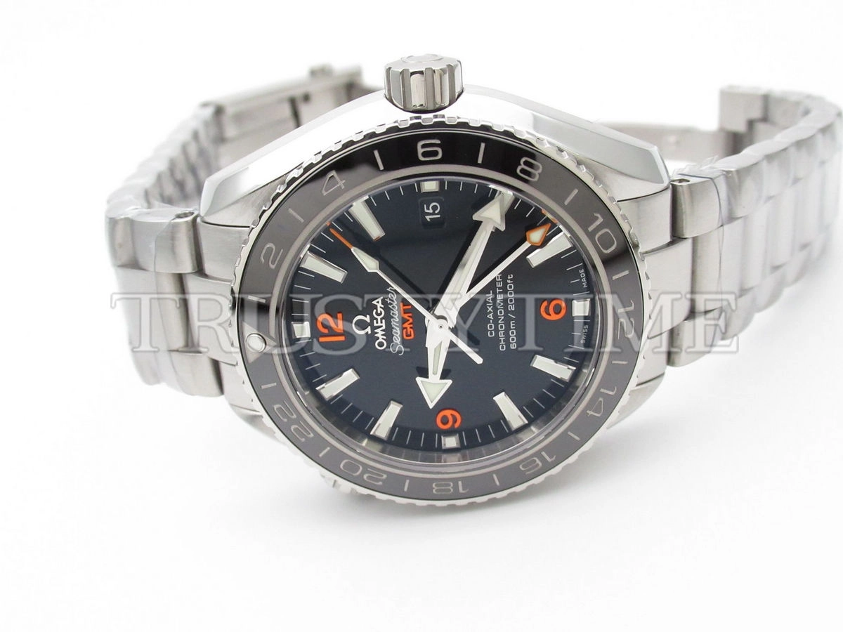 Копия часов Omega Seamaster Planet Ocean 600m Co‑Axial Master Chronometer GMT 43.5mm 232.30.44.22.01.002