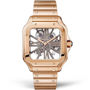 Копия часов Cartier Santos de Cartier Large Skeleton 40mm WHSA0016 Арт.CR-0988