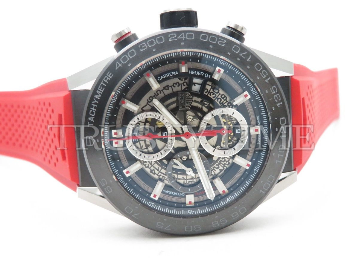Копия часов Tag Heuer Carrera Calibre HEUER 01 Chronograph 45mm CAR2A1Z.FT6050