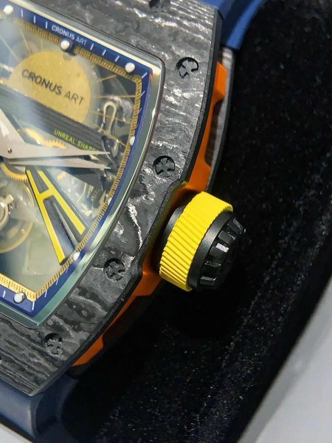 Часы CronusArt NTPT Carbon Fiber Watch CM36-001