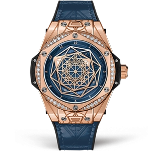 Копия часов Hublot Big Bang Sang Bleu One Click 39mm 465.OS.7189.VR.1204