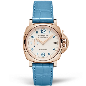 Копия часов Panerai Luminor Due 3 Days Automatic Oro Rosso 38 mm PAM00756