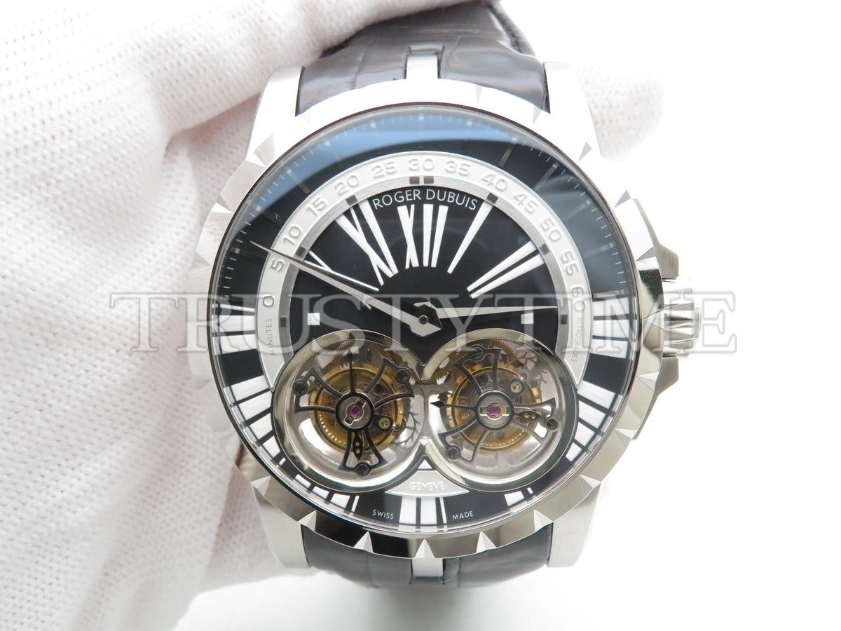 Копия часов Roger Dubuis Excalibur Double Flying Tourbillon 45mm RDDBEX0248