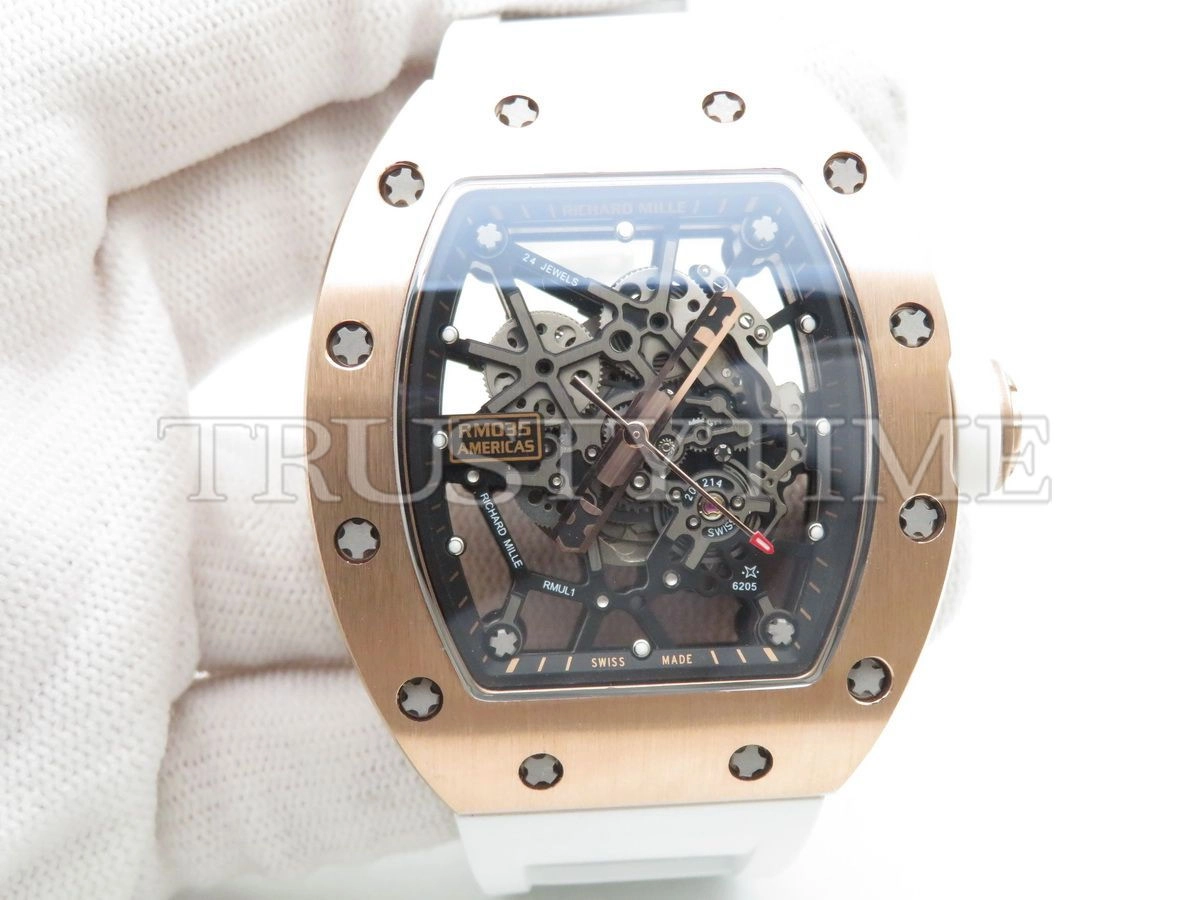 Копия часов Richard Mille RM035 Americas Skeleton