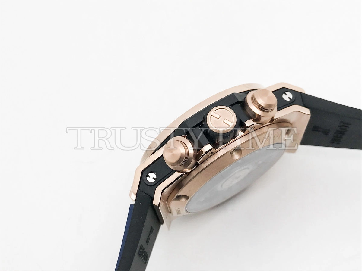 Копия часов Hublot Big Bang Unico King Gold Blue 42mm 441.OX.5181.RX
