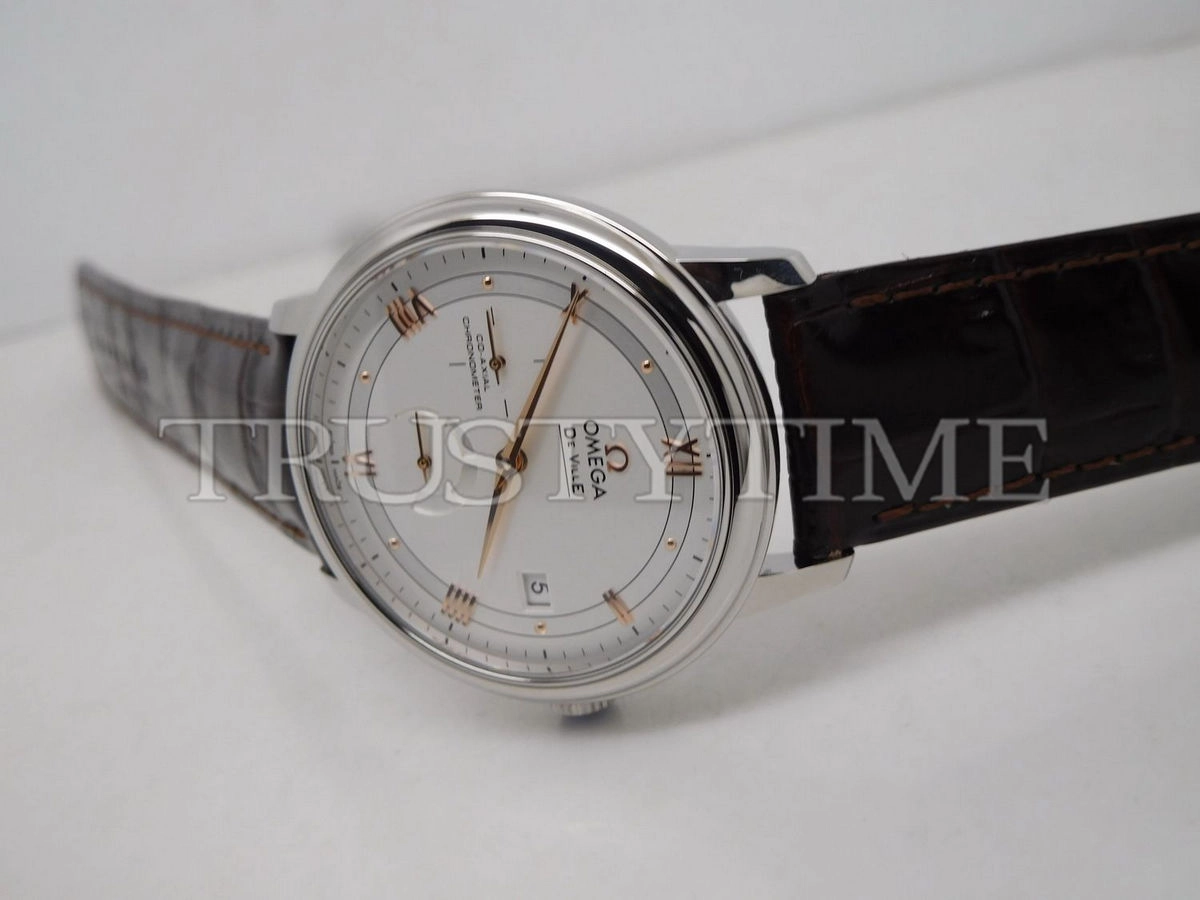 Копия часов Omega De Ville Prestige Co‑Axial Chronometer Power Reserve 39mm 424.13.40.21.02.002