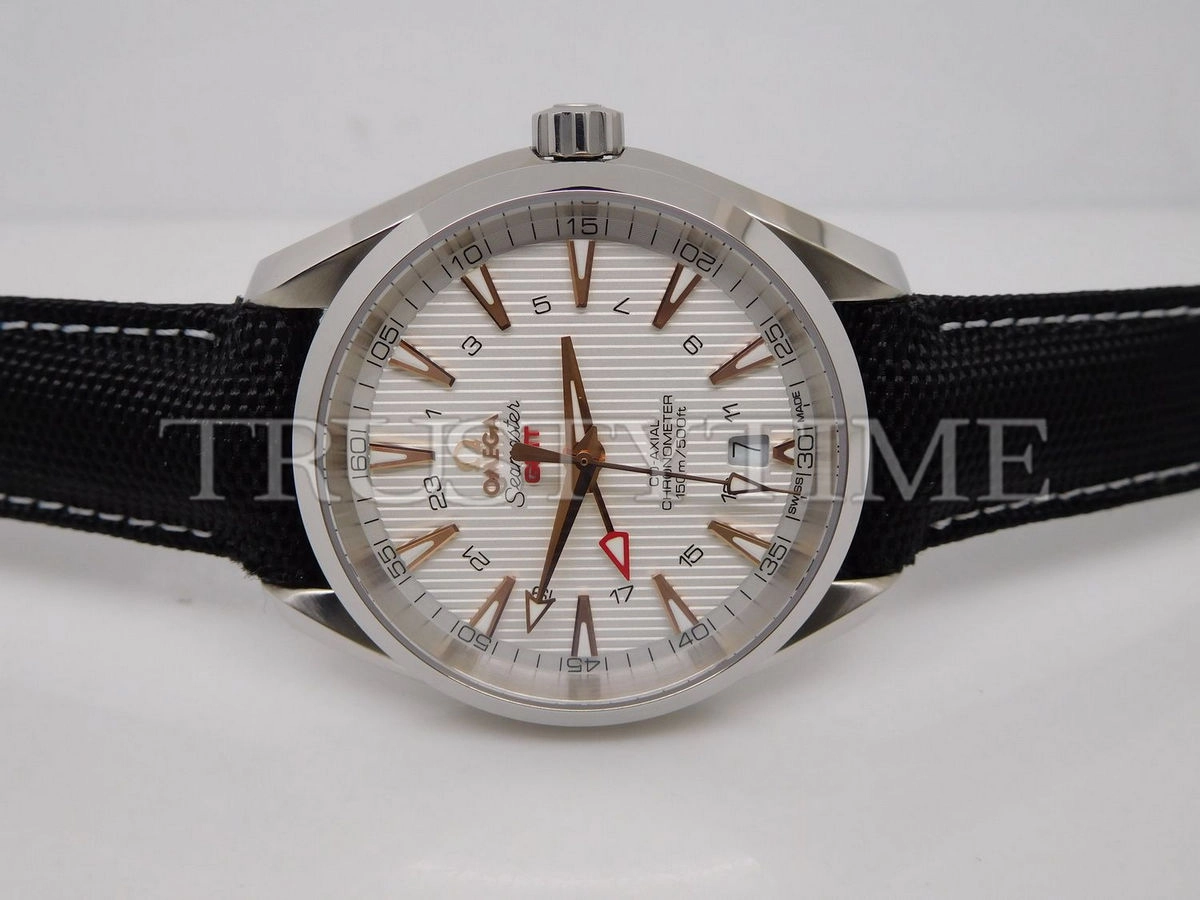 Копия часов Omega Seamaster Aqua Terra 150m Co-Axial Gmt 43mm 231.13.43.22.02.004