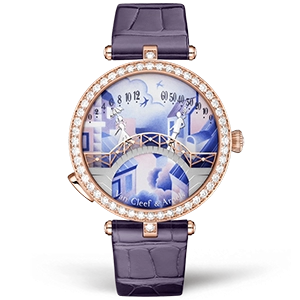 Копия часов Van Cleef & Arpels Pont des Amoureux Jour VCARO8TZ00
