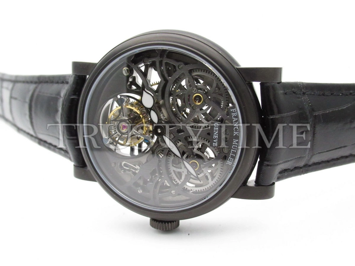 Копия часов Franck Muller Cintree Curvex Giga Tourbillon Black 7048-T-G-SQT-BR-NR