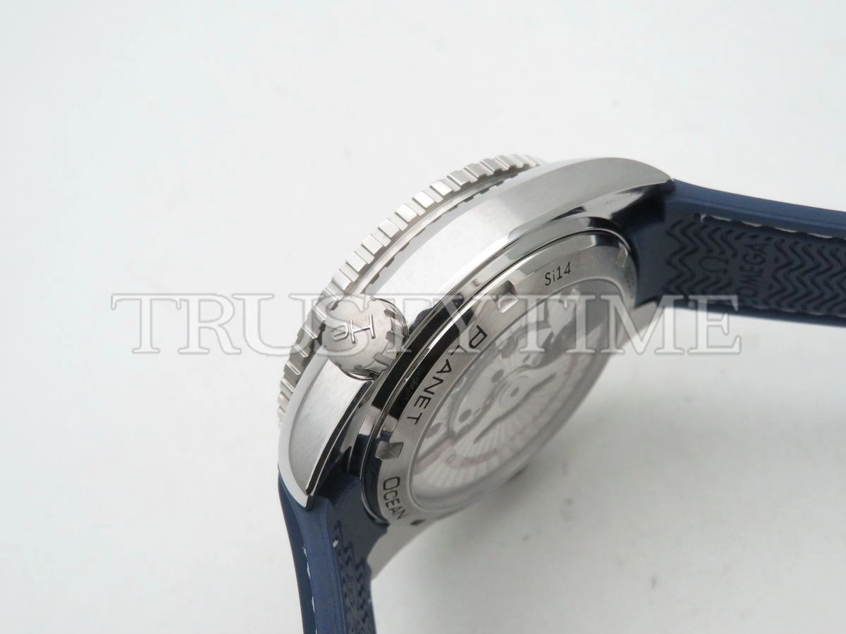 Копия часов Omega Seamaster Planet Ocean 600m Co‑Axial Master Chronometer GMT GoodPlanet 43.5mm 232.30.44.22.03.001
