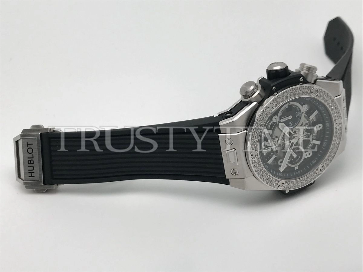Копия часов Hublot Big Bang Unico Titanium Diamonds 44mm 421.NX.1170.RX.1104
