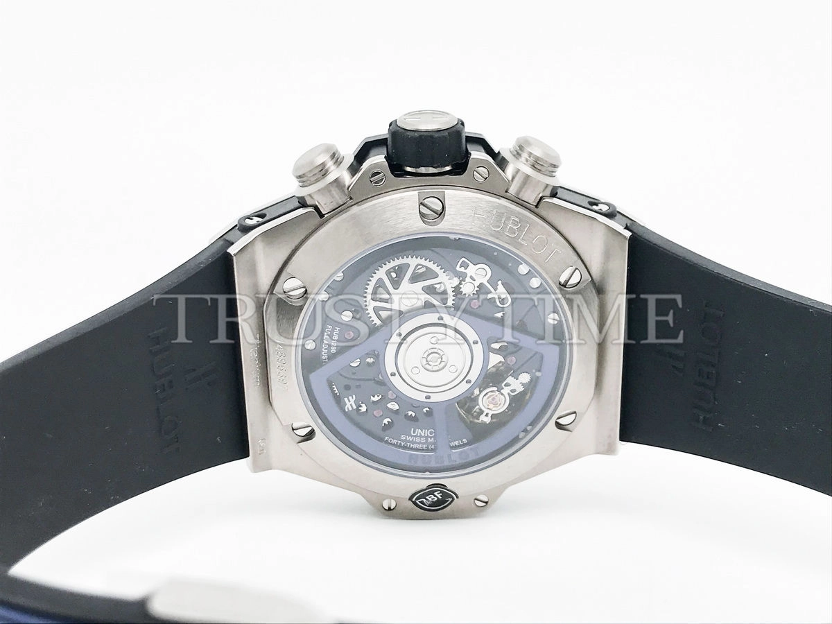 Копия часов Hublot Big Bang Unico Titanium Blue 42mm 441.NX.5171.RX