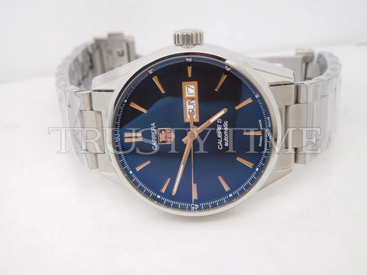 Копия часов Tag Heuer Carrera Calibre 5 Day Date 41mm WAR201C.BA0723