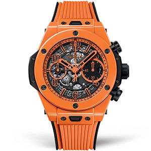 Копия часов Hublot Big Bang Unico Orange Ceramic 42mm 441.CU.5910.RX