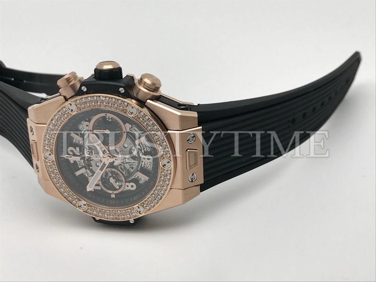 Копия часов Hublot Big Bang Unico King Gold Diamonds 44mm 421.OX.1180.RX.1104