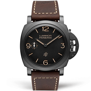 Копия часов Panerai Luminor 1950 3 Days Titanio DLC 47mm PAM00617