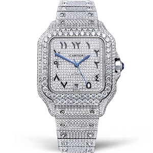 Копия часов Cartier Santos De Cartier 40 WSSA0018 Diamonds Арт. CR-0933