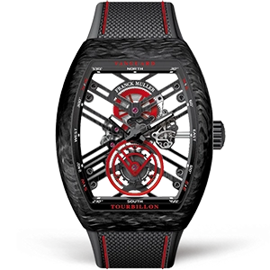 Копия часов Franck Muller Vanguard Tourbillon V45-T-SQT-CARBON-ER