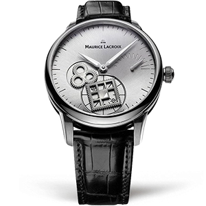 Копия часов Maurice Lacroix Masterpiece Roue Carrée Seconde 43mm MP7158-SS001-901