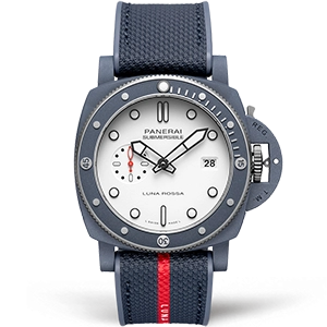 Копия часов Panerai Submersible QuarantaQuattro Luna Rossa Ti-Ceramitech™ PAM01543