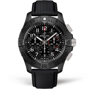 Копия часов Breitling Aneger B01 Chronograph 44 Night Mission SB0147101B1X1