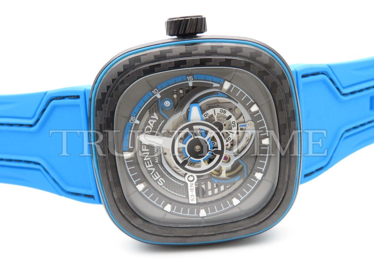 Копия часов SevenFriday S3/02 "CARBON EDITION"