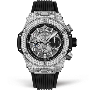 Копия часов Hublot Big Bang Unico Titanium Pave 44mm 421.NX.1170.RX.1704