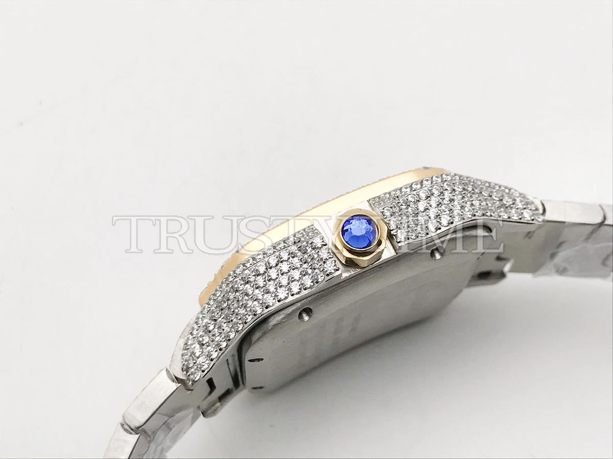 Копия часов Cartier Santos De Cartier 40 W2SA0009 Diamonds Арт. CR-0938