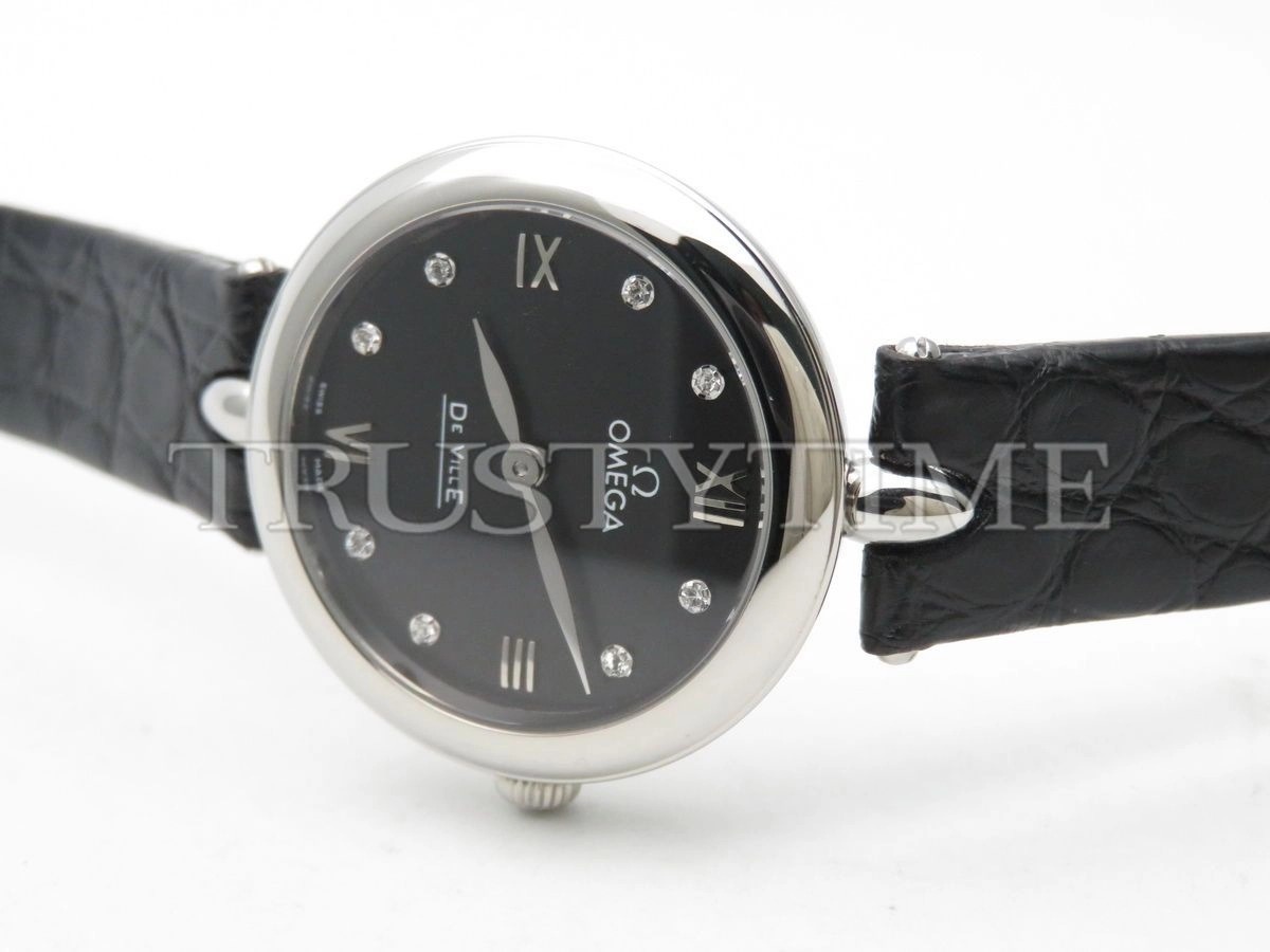 Копия часов Omega De Ville Prestige Dewdrop Quartz 27mm 424.13.27.60.51.001