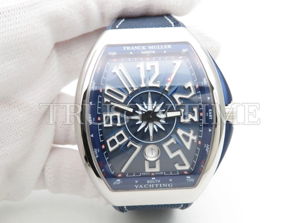 Копия часов Franck Muller Vanguard Yachting V45-SC-DT-YACHT-AC-BL