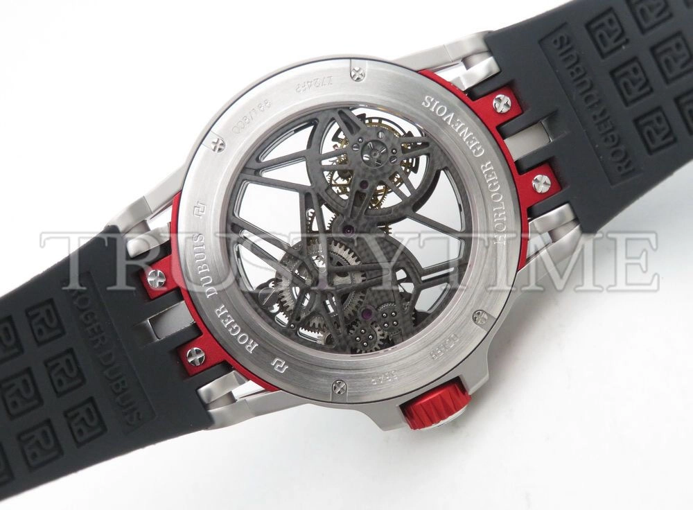 Копия часов Roger Dubuis Excalibur Spider Skeleton Flying Tourbillon 45mm RDDBEX0545