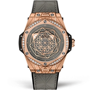 Копия часов Hublot Big Bang Sang Bleu One Click 39mm 465.OS.7048.VR.1204 Арт.HB-1076