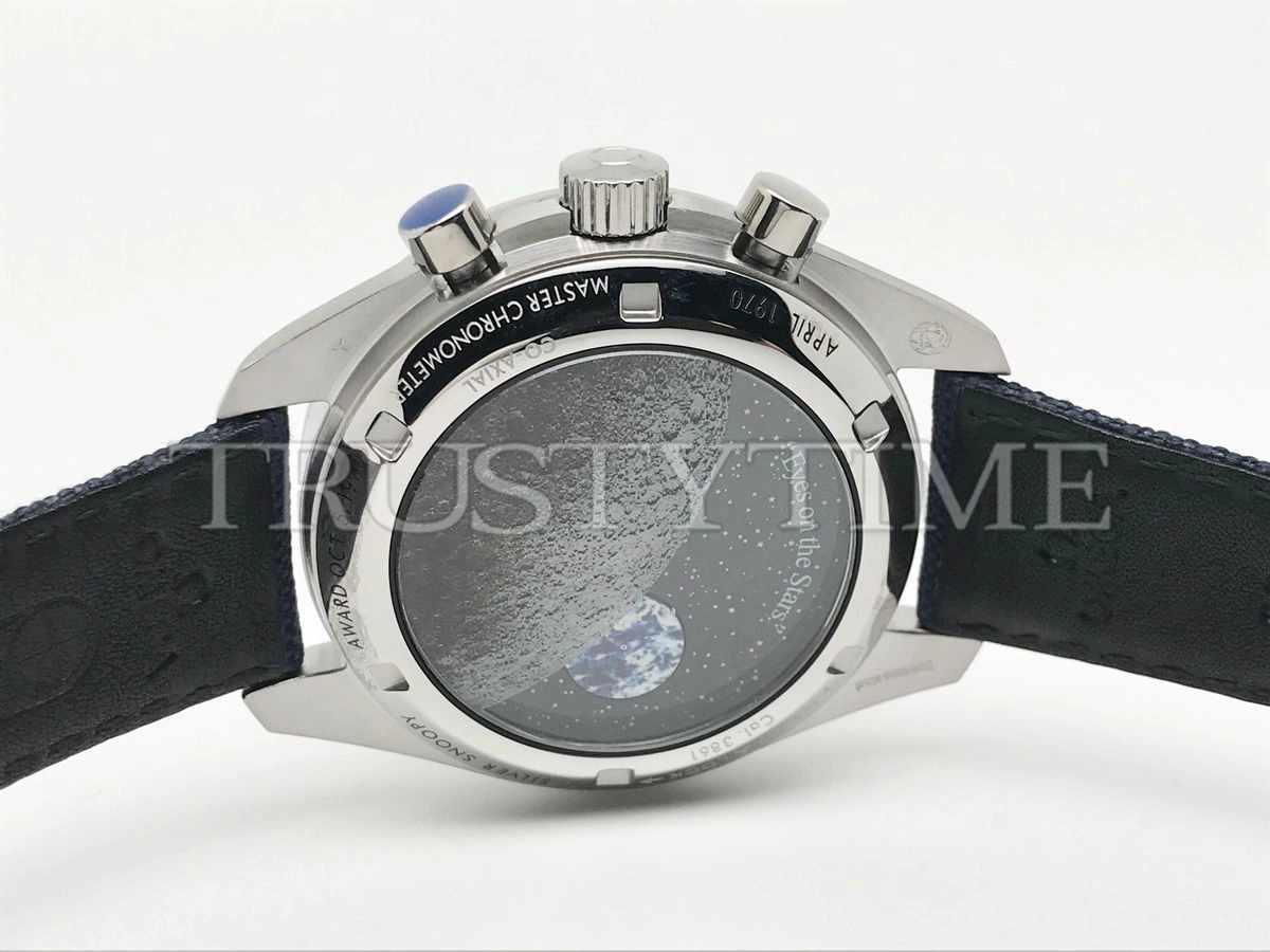 Копия часов Omega Speedmaster Anniversary Series Silver Snoopy Award 42mm 310.32.42.50.02.001
