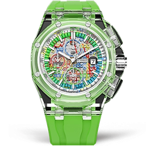 Копия часов Audemars Piguet Royal Oak Offshore Chronograph AET Remould Sapphire GRID GAME