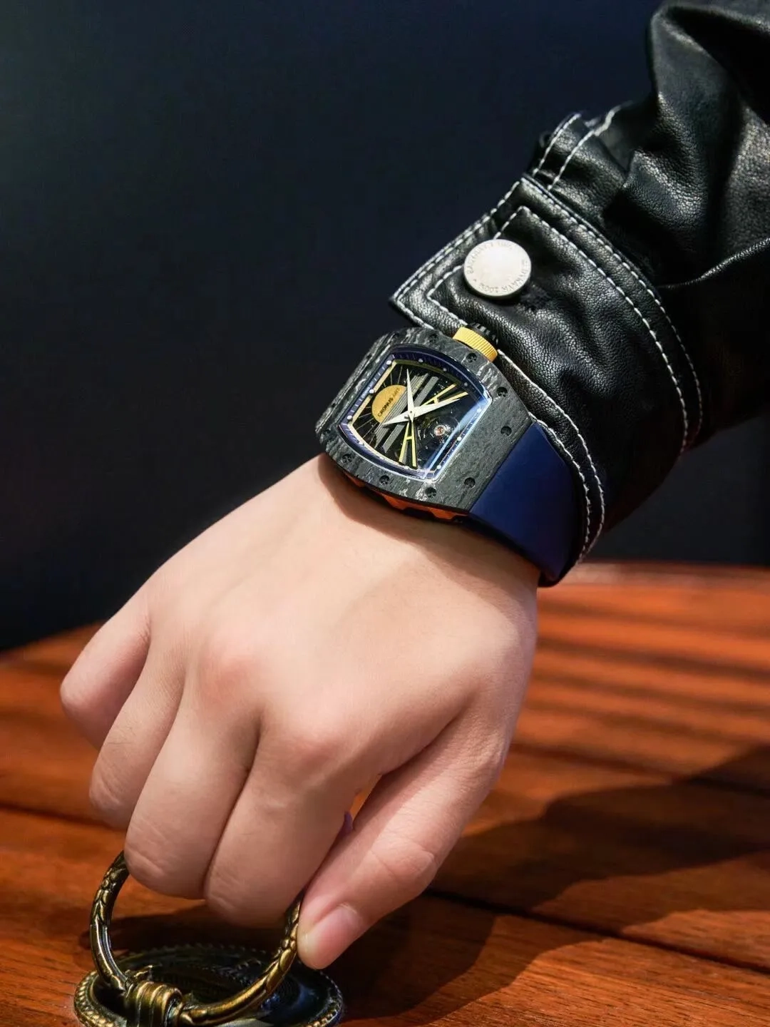 Часы CronusArt NTPT Carbon Fiber Watch CM36-001