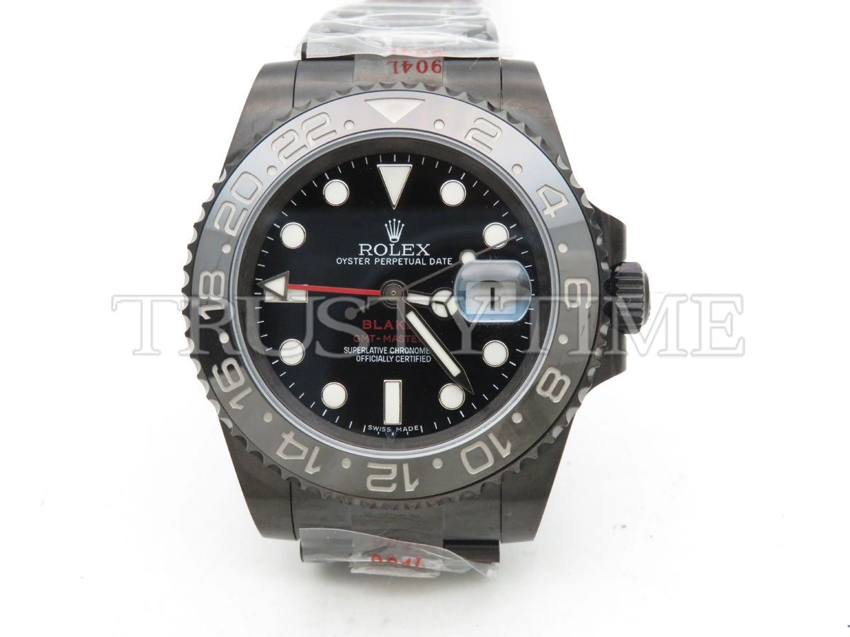 Копия часов Rolex Blaken Red GMT Master II 116710LN