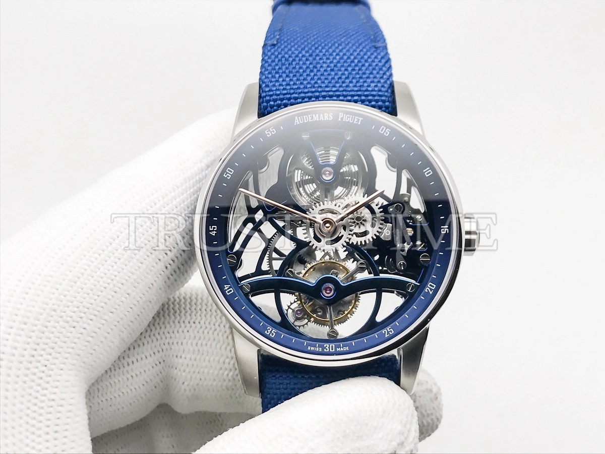 Копия часов Audemars Piguet Royal Oak Tourbillon Openworked 26600NB.OO.D346KB.01