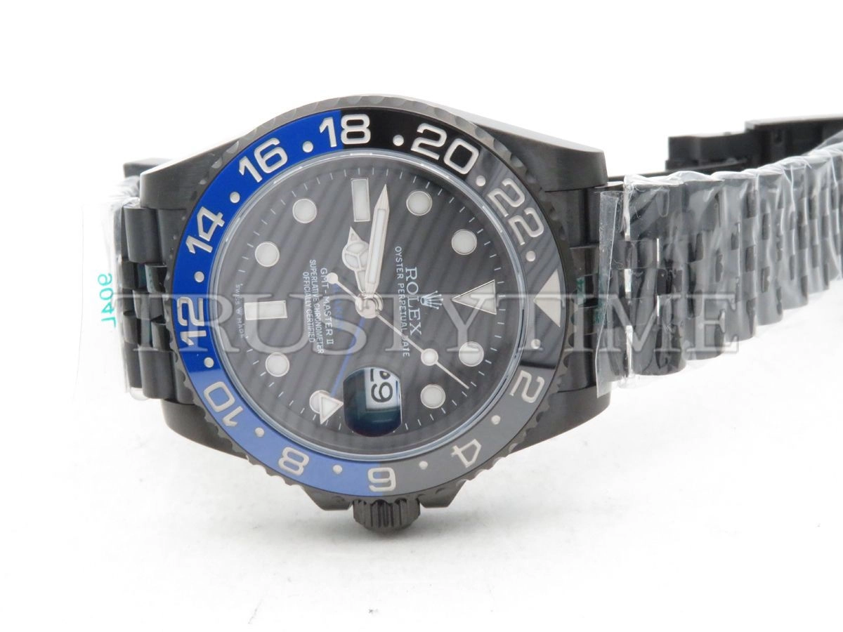 Копия часов Rolex Blaken GMT Master II Batman 126710BLNR