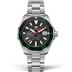 Копия часов Tag Heuer Aquaracer Calibre 5 43mm WAY201E.BA0927
