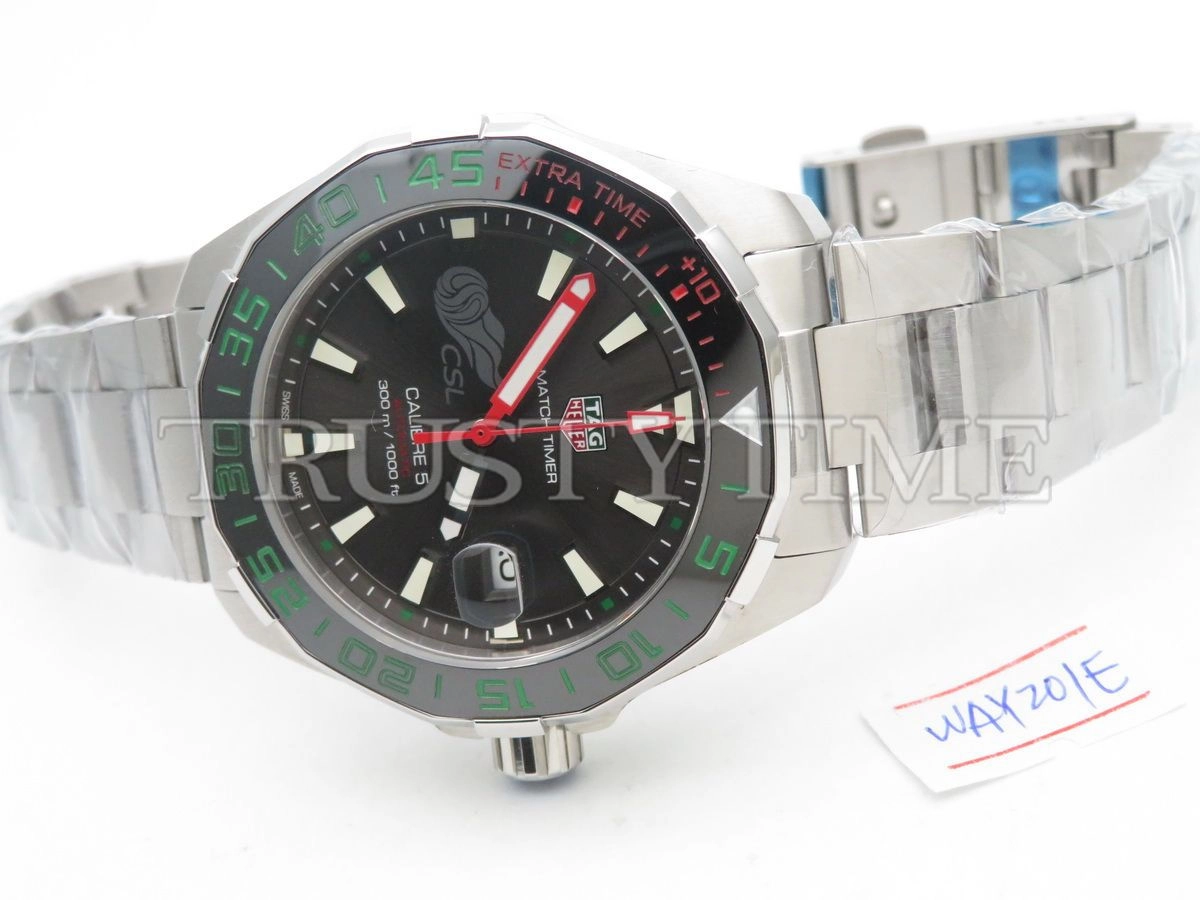 Копия часов Tag Heuer Aquaracer Calibre 5 43mm WAY201E.BA0927