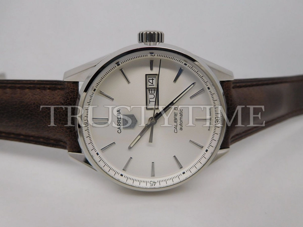 Копия часов Tag Heuer Carrera Calibre 5 Day Date 41mm WAR201B.FC6291