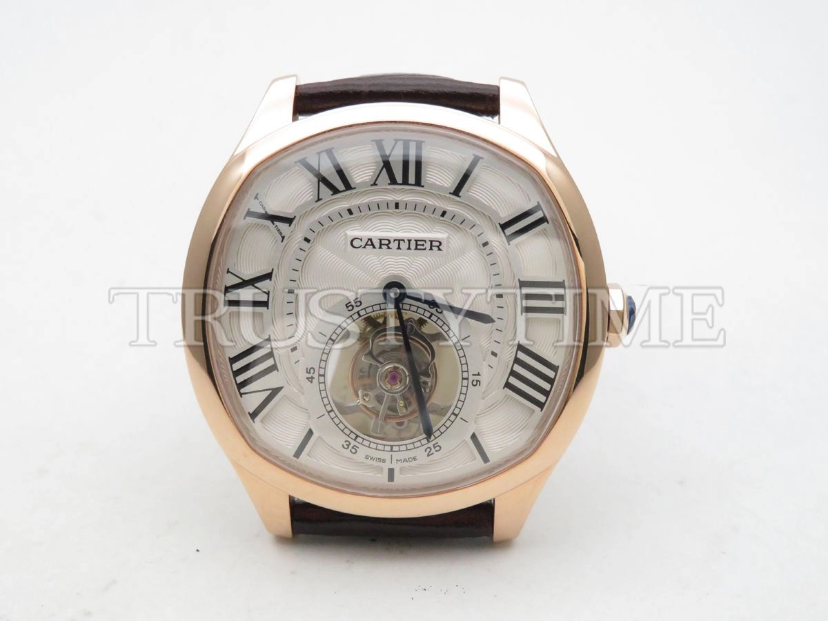 Копия часов Cartier Drive de Cartier Flying Tourbillon 41 W4100013