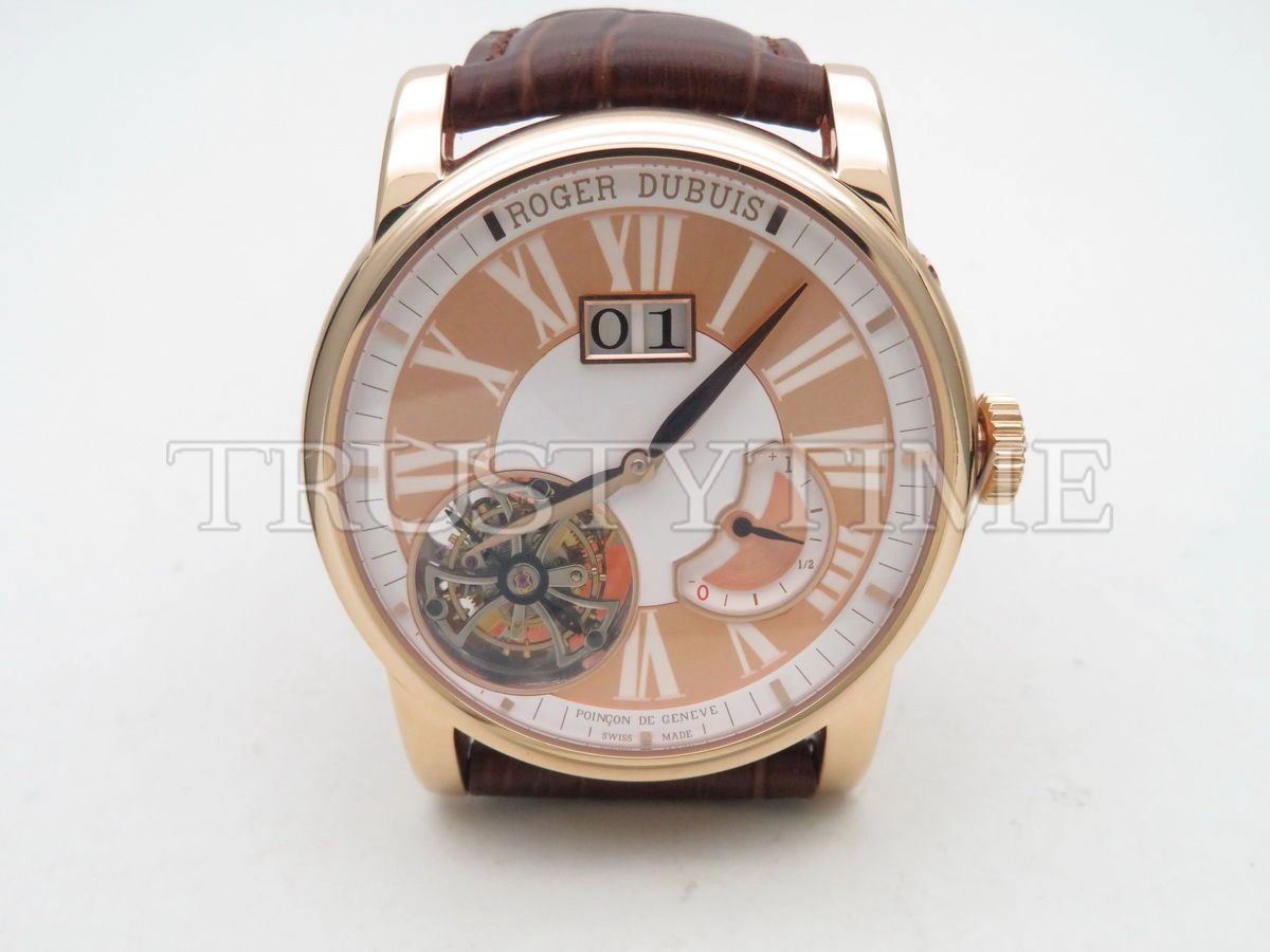 Копия часов Roger Dubuis Hommage Flying Tourbillon With Large Date 45mm RDDBHO0568