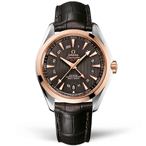 Копия часов Omega Seamaster Aqua Terra 150m Co-Axial Gmt 43mm 231.23.43.22.06.001
