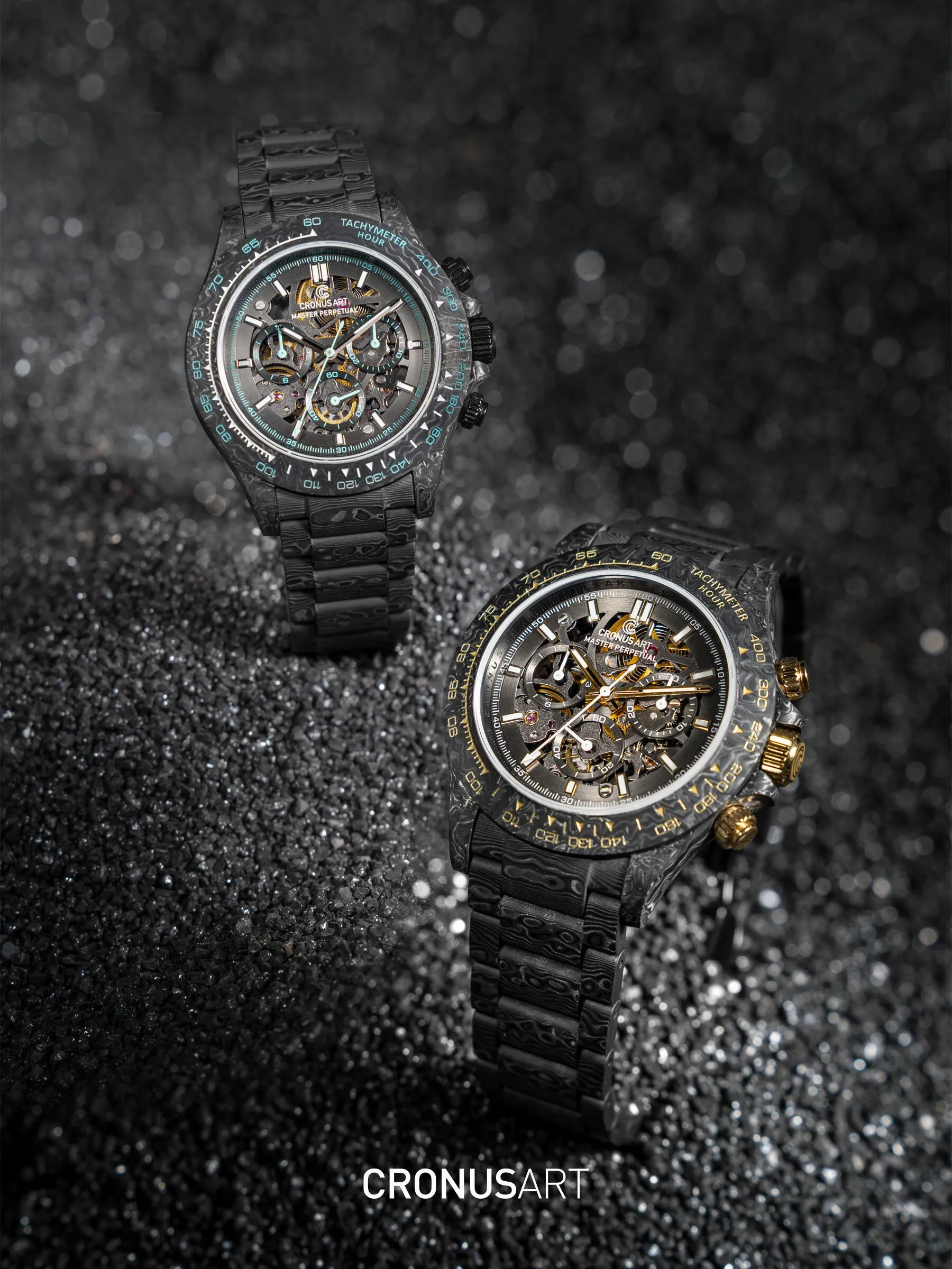 Копия часов CronusArt NTPT Carbon Fiber Watch Limited edition CM016-028