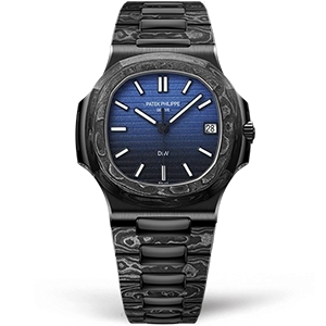 Копия часов Patek Philippe Nautilus DiW The Black Grail G-Blue